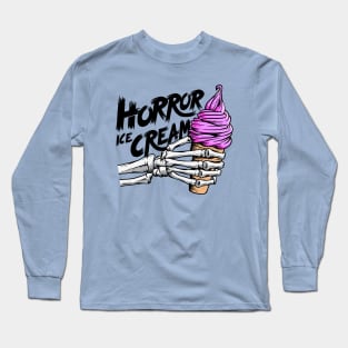 Horror Ice Cream Long Sleeve T-Shirt